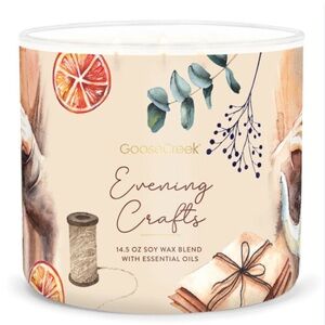 Goose Creek Evening Crafts 3-wick candle